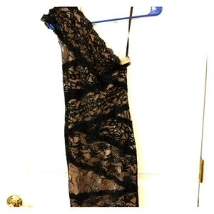 Bebe lace little back dress - wore twice